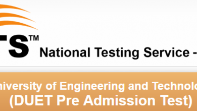 Dawood University DUET Test Result 2026 NTS Answer Keys