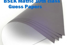 10th Class Guess Papers 2026 Karachi Board