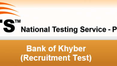 Bank Of Khyber MTO NTS Test Result 2015 3rd May