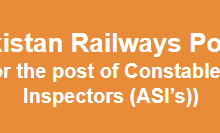 Pakistan Railway Police NTS Test Date 2026 Roll No Slip