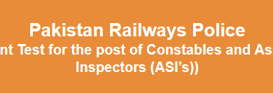 Pakistan Railway Police NTS Test Date 2025 Roll No Slip 30 Pakistan Railway Police NTS Test Date 2025 Roll No Slip