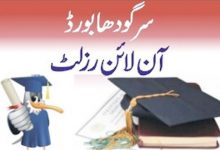 Sargodha Board 10th Class Result 2026