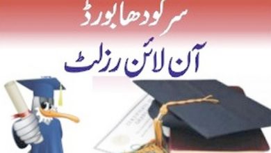 Sargodha Board 10th Class Result 2026