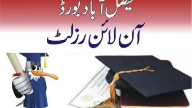 Faisalabad Board Matric Position Holders 2026