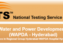 WAPDA NTS Test result 2015 Hyderabad Sunday 6th September Answer Keys
