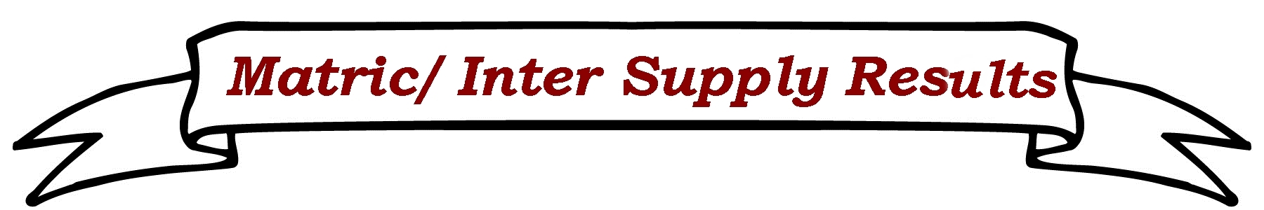 Supplementary Result 2026 Matric/ Intermediate