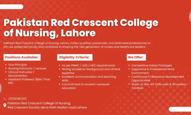 Pakistan Red Crescent Jobs 2026 PRCS Application Form, Last Date 1 Pakistan Red Crescent Jobs