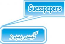Guess Paper Arabic 2nd Year 2026 Lahore Board