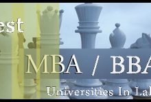 Best Universities In Lahore For MBA/ BBA