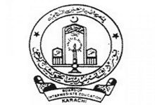 Karachi Board Intermediate Supply Date Sheet 2026 BIEK Part 1, 2