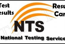 NTS Test Results 2026 By Roll No And Name Wise