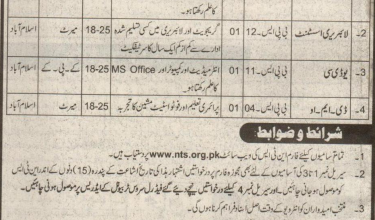 Federal Service Tribunal FST Islamabad Jobs 2017 NTS Application Form, Test Date
