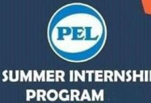PEL Summer Internship Program 2026 Apply Online Last Date
