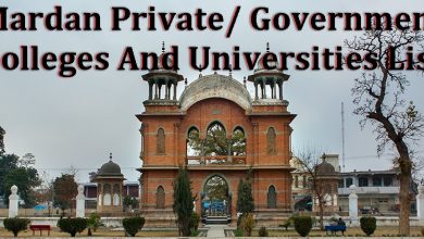 Mardan Private/ Government Colleges And Universities List