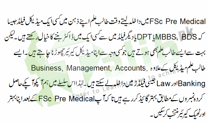 What Should I Do After FSc Pre Medical In Pakistan