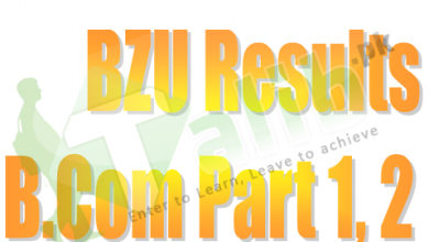 BZU BCom Result 2026