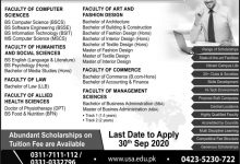 University of South Asia USA Lahore Admissions 2026