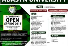 Abasyn University Pharm.D Admissions 2026 Form Last Date, Eligibility