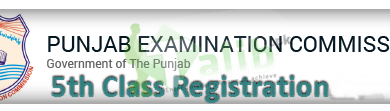PEC 5th Class Registration Form 2026 Schedule Download Admission Form