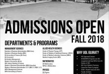 University Of Lahore Gujrat Campus Fall Admission 2026