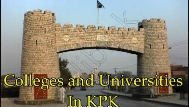 Khyber Pakhtunkhwa Colleges And Universities List