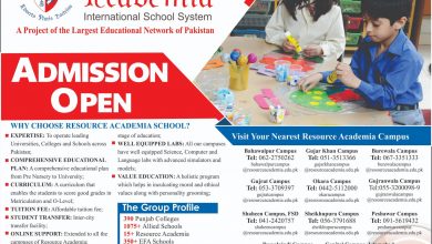 Resource Academia International School System Admissions 2026