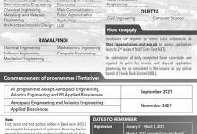 NUST University Undergraduate Admission 2026