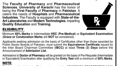 University Of Karachi UOK Pharm D Admissions 2026 10 University Of Karachi UOK Pharm D Admissions 2026
