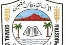 Gomal University MSc Merit List 2026 Masters
