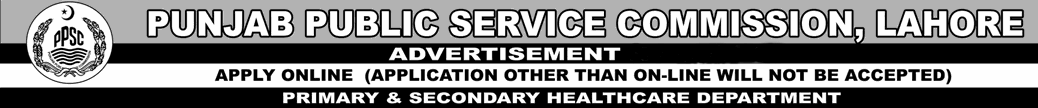 PPSC Jobs 2026 In Primary And Secondary Healthcare