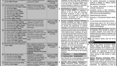 Pakistan Army Jobs As Captain Major 2026 Through SSRC