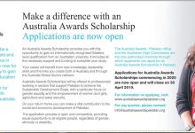 Australia Award Scholarship 2026 Pakistan Application Form Last Date