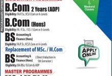 University Of Lahore Accountancy And Finance Admission 2026
