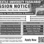 National Textile University Admission 2026 3 National Textile University Admission 2026