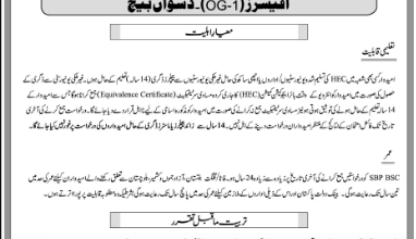 SBP OG 1 10th Batch NTS Roll Number Slip 2026 Download