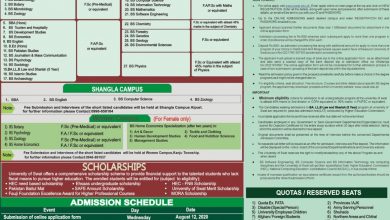 SWAT University Admission 2026 Form, Last Date