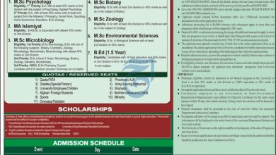 UOS MA MSc Admission 2026 Form Fees Last Date Schedule