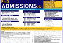 UET Lahore PhD Admission 2026