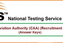 CAA Assistant Director Entry Test Result 2026 NTS Answer Keys