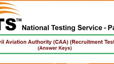 CAA Assistant Director Entry Test Result 2026 NTS Answer Keys