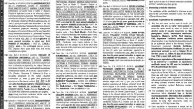 FPSC Latest Jobs August 2026 Advertisement Application Form