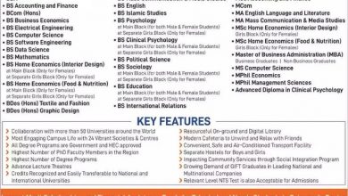 GIFT University Gujranwala Admissions 2026