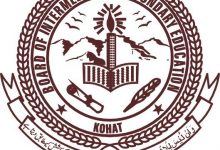 Kohat Board Inter Supply Date Sheet 2026
