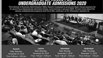 IBA Karachi Undergraduate Admission 2026 Dates, Requirements