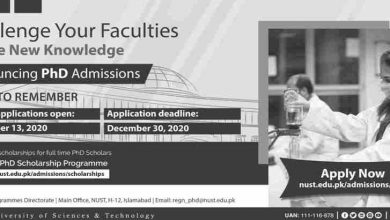 NUST University PhD Admissions Spring 2026