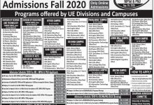 University of Education Lahore Admission 2026 4 University of Education Lahore Fall Admission 2026
