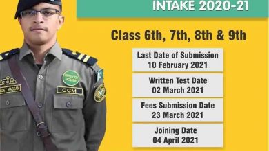 Cadet College Murree Admission 2026 Fee Structure 8 Cadet College Murree Admission 2026-2021