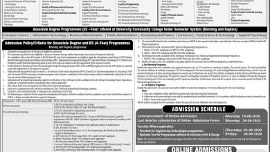 GCWUF Faisalabad Admission 2026
