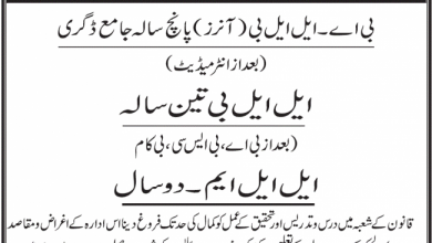 Sindh Muslim Law College Admission 2026