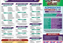 COMSATS Lahore Admission 2026 Fall
